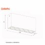 DAWN LED SVETILJKA MGL05 13W 3000K 40° CRNA - slika 2