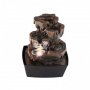 HOME Sobna fontana 25cm WF03 mini fontana sa toplo belim LED osvetljenjem 200x250x155 mm - slika 1