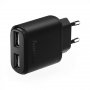 HAMA Kućni punjač, 2x USB, 2.4 A, crni 173623 - slika 1