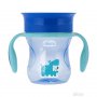 CHICCO No spill čaša Perfect 360 stepeni,plava - slika 1
