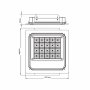 DAWN LED REFLEKTOR BR-FL100W-07K 5000K 14000lm 90° IP65 - slika 2
