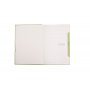 VELVET Notes sa prostorom za olovku B5 Lime - slika 2