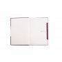 VELVET Notes sa prostorom za olovku B5 Bordo - slika 2