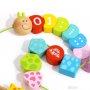 TOOKY TOY Igra pertlanja - gusenica - slika 2