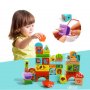 TOOKY TOY šareni drveni blokovi - šumske životinje - slika 3