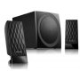 MICROLAB M-300 Aktivni drveni zvucnici 2.1 sistem 38W RMS(14W, 2x12W) 3.5mm - slika 1