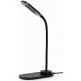 GEMBIRD TA-WPC10-LED-01-MX Black LED Stona lampa + QI bezicni punjac max10W - slika 1