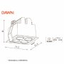 BBLINK LED Svetiljka FGL04 11W 3000K 40° Bela - slika 2