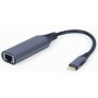 GEMBIRD A-USB3C-LAN-01 USB-C to Gigabit Ethernet Adapter, Cable 0.15m, Space Grey - slika 1