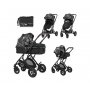 LORELLI BERTONI Kolica Lorelli Sena set black (2022) - slika 1