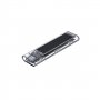 GEMBIRD EE2280-U3C-02 Kuciste za M.2 SSD memoriju NVMe USB3.1 transparentni - slika 1