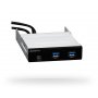 CHIEFTEC MUB-3003C 3.5'' 2xUSB 3.0 + 1xUSB Type-C Front Panel - slika 2