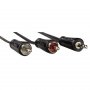 HAMA AUX audio kabl 3.5mm 3-pina na 2x RCA m/m 3m (Crni) - slika 2