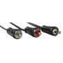 HAMA Audio kabl 2xRCA - 3.5mm 1.5m - slika 1