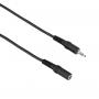 HAMA Audio produžni kabl 3.5mm m/ž 2.5m (Crni) - slika 1