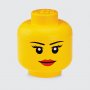 LEGO Glava za odlaganje (velika): Devojčica - slika 1