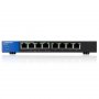 LINKSYS Unmanaged Gigabit 8-port PoE switch, 4xPoE ports, 50W budget LGS108P-EU - slika 2