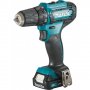 MAKITA Akumulatorska bušilica – odvijač DF333DWAE, 12V, 2×2.0 Ah - slika 1