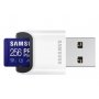 SAMSUNG PRO PLUS MicroSDXC 256GB U3 + Card Reader MB-MD256KB - slika 1