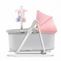 KINDERKRAFT Stolica za ljuljanje UNIMO UP bouncer pink 5u1 - slika 3