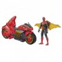 HASBRO SPIDERMAN NWH INTEGRATED SUIT 6IN FIG N VHCLE - slika 1