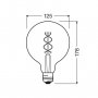 OSRAM LED filament sijalica toplo bela 4W 4058075092136 - slika 2
