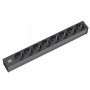 BACHMANN PDU Basic PVC 19''1U, 8xšuko,16A, kabl 2m,crna - slika 1