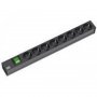 BACHMANN PDU Basic PVC 19''1U, 8xšuko sa prekidačem,16A, kabl 2m 801.0008 - slika 1