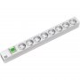 BACHMANN PDU Basic ALU 19'' 1U 8xšuko sa prekidačem,16A, kabl 2m 333.400 - slika 1