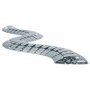 BACHMANN Fleksi kanalica-zmija dimenz.24x90x1000mm,dvokomorna,srebrna 930.033 - slika 1