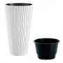 Prosperplast Saksija Sandy slim 30x52cm bela ( PR DPSP300-S449 ) - slika 1