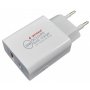 GEMBIRD NPA-AC39 QC3.0 brzi punjac +Type C konektor,20W 3.6-6.5V/3A,6.5V-9V/2A, 9V-12V/1.5A (735) 39916 - slika 2