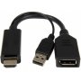 GEMBIRD A-HDMIM-DPF-01 Active 4K HDMI to DisplayPort adapter, black 42540 - slika 1