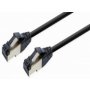 GEMBIRD PP8-LSZHCU-BK-10M Mrežni kabl S/FTP Cat.8 LSZH patch cord,crni 10m 42559 - slika 1