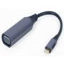 GEMBIRD A-USB3C-VGA-01 USB Type-C to VGA display adapter, space grey 42546 - slika 1