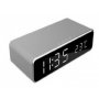 GEMBIRD DAC-WPC-01-S Digitalni sat + alarm sa bežičnim punjenjem telefona, Silver 39196 - slika 2