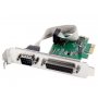 GEMBIRD PEX-COMLPT-01 COM serial port+LPT port PCI-Express add-on card, +extra low-profile bracket 19931 - slika 1