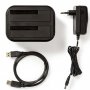 NEDIS HDDUDB3200BK USB 3.0 Dupli docking station za 2.5/3.5'' SATA hard diskove max 8TB - slika 2
