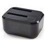 NEDIS HDDUDB3200BK USB 3.0 Dupli docking station za 2.5/3.5'' SATA hard diskove max 8TB - slika 1