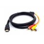 VELTEH Kabl HDMI- 3x RCA Velteh R01 1,5m - slika 2