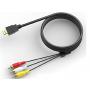 VELTEH Kabl HDMI- 3x RCA Velteh R01 1,5m - slika 1