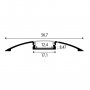 UNITED LIGHTING Aluminijumski profil za LED trake LPR-5711/2 - slika 2