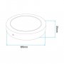 MITEA LED nadgradna panel lampa 3W+3W M6NO-Z/W - slika 3