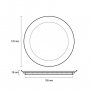 PROSTO LED ugradna panel lampa 6W dnevno svetlo LUP-O-6/W - slika 2