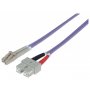 INTELLINET Fiber Optic, MM, LC/SC, 50/125, OM4, 2m, Violet 0001184032 - slika 1