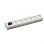 COMMEL Produžni Kabl 6 Utičnica 16A 250V 3500W Sklopka 1,4m H05VV-F 3G1 C0838 - slika 1