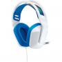 LOGITECH G335 gejming slušalice, bele, 3.5mm - slika 2