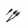 Xwave Lighting(iPHONE) kabl na 2RCA, 1.2m - slika 3