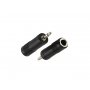 Xwave Adapter sa 6.33mm stereo(ženski) na 3.5mm stereo bananicu (muški)/bulk/crni - slika 1