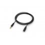 Xwave Audio kabl 3.5mm stereo (zenski) na 3.5mm (muški) AUX /2m dužina kabla/crni - slika 1